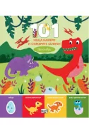 101 неща намери и стикерите залепи - динозаври