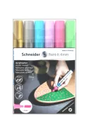 Акрилен маркер Schneider Paint-It 320, 4 мм, 6 броя/комплект 2 Сподели  Сравни