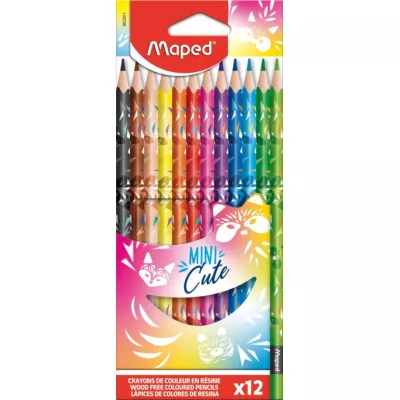 Моливи цветни Maped Color Peps Mini Cute 12 цв 9862201