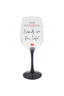 Чаша за вино LIFE IS FOR FRIENDS LP49601