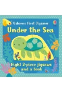 Пъзел с книжка Usborne First Jigsaws: Under the Sea
