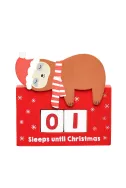 Коледен календар обратно броене Sloth Christmas
