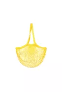Жълта плетена торба за пазар