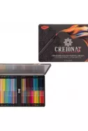 Цветни моливи DACO, 60 цвята, Пастелни и металик, Двувърхи, Метална кутия