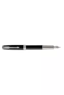 Писалка Parker Royal Fountain Pen Sonnet Lacquered Black 18K CT
