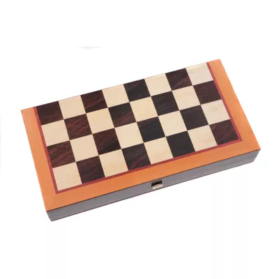 Дървена табла и шах Manopoulos - малък размер