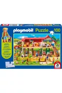 Пъзел Playmobil Farm - 100 (с фигурка)