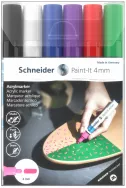 Акрилен маркер Schneider Paint-It 320, 4 мм, 6 броя