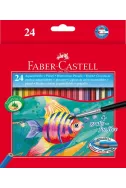 Моливи акварелни 24 цвята Faber Castell