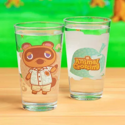 Стъклена чаша Animal Crossing 