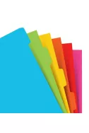 Пълнител с индекси за тефтер Filofax Personal A5 Bright Colors
