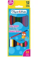 Двувърхи цветни моливи Paper Mate Kids Coloring - 12 броя