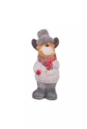 Коледна фигура - Еленче с шапка и шал