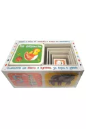 Комплект от книга и кубчета за игра и учене: Фермата
