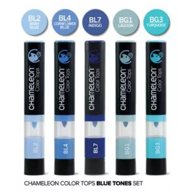 Смесители Chameleon Blue Tones комплект от 5 броя