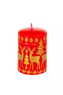 Коледна свещ с еленче DAM09 