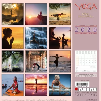 Календар 2020 - Yoga Surya Namaskara