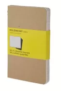 Set of 3 Squared Cahier Journals - Kraft - Pocket