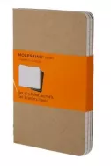 Set of 3 Ruled Cahier Journals - Kraft - Pocket