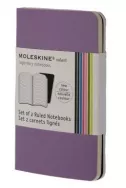 Set of 2 Volant Notebooks Ruled - Purple - Extra Small