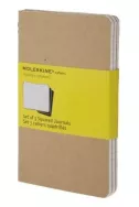 Set of 3 Squared Cahier Journals - Kraft - Large