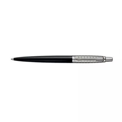 Химикалка Parker Jotter Premium Satin Black Stainless Steel Chiselled