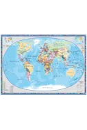 Geographical World Map - 1000