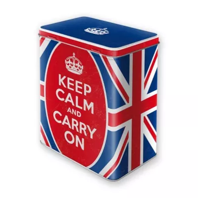 Метална кутия Keep Calm and Carry On