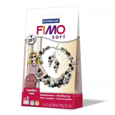 Fimo Soft - DIY Jewellery Pack 'Pearl'