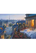 Пъзел A Romantic Evening in Paris - 1000