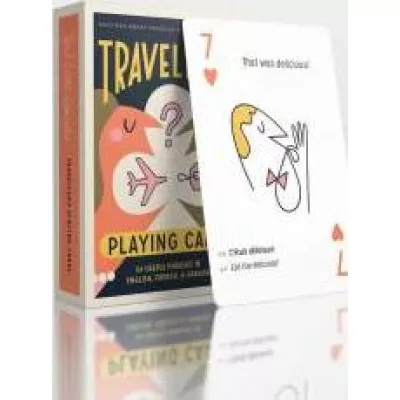 Traveler's Playing Cards: 54 Useful Phrases in English, French and Spanish