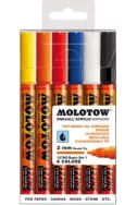 Molotow One4All Acrylic Marker - 127Hs 2Mm - Basic Set 1 - 6 Colours