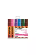 Molotow One4All Acrylic Marker - 627Hs 15Mm - Basic Set 2 - 6 Colours
