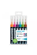 Molotow GRAFX Aqua Ink Marker Basic-Set 2 - 1mm, 6 Colours