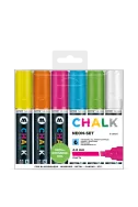 Molotow Chalk Marker Neon-Set (4-8 MM) - 6 colours