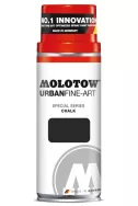 Spray Graffiti Molotow Ufa Chalk 400 Ml - 414 Black