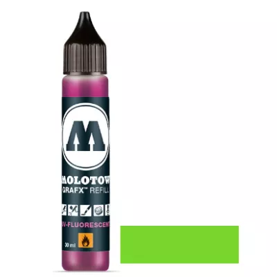 Molotow GRAFX UV-Fluorescent Refill - 30 ml, Green