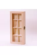 Дървена кутия - стклен капак 29 х 12.8 х 5 см