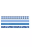 Лепяща лента - син, 12 мм, 5 бр. х 3 м