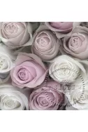 Салфетка - големи рози, 33 х 33 см, комплект 20 бр.