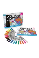 Комплект Sharpie - 21 броя маркери + книжка