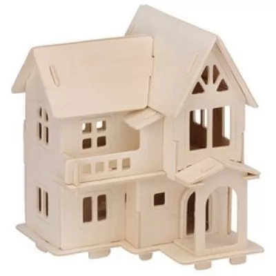 Дървен 3D пъзел: Къща на мечтите - 33 части