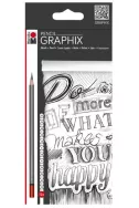 Чернографитни моливи Graphix - 12 бр.
