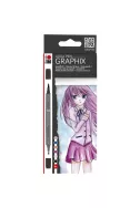 Акварелни маркери Graphix Ma Ke Manga - 6 цвята