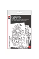 Картички за оцветяване Graphix Creazy doodad - 12 бр.