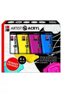 Комплект акрилни бои Artist Acryl - 4 цвята