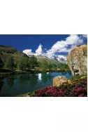 Matterhorn mountain and a lake - 3000