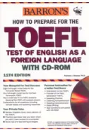 Barron's How to prepare for the TOEFL - 11th edition
